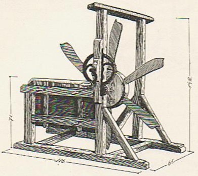 Schwinge / Schwingbock für Hanf und Flachs